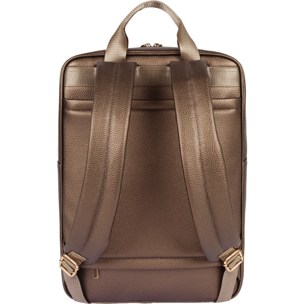 Sac a dos lady ordinateur 15,6 pouces coloris bronze