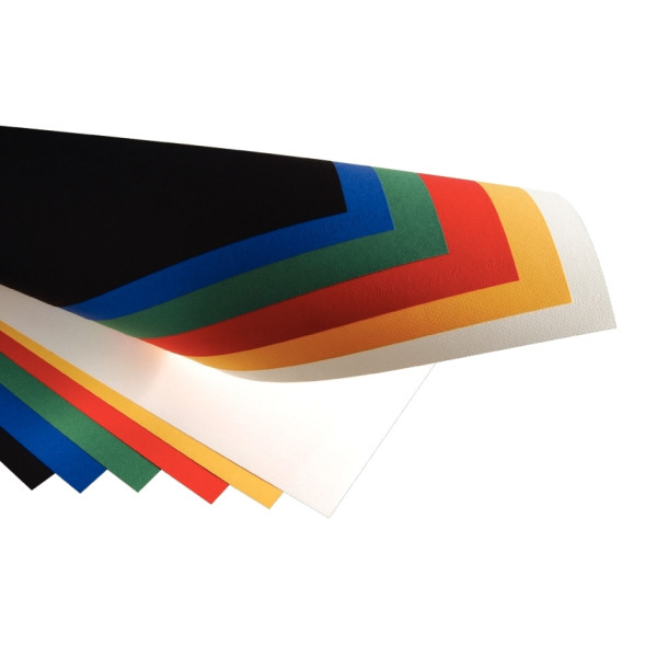 Paquet de 25 feuilles mi teintes, format 50x65 cm blanc. 160G/m²