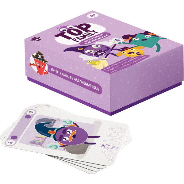 Top family - Jeu de 7 familles mathématique