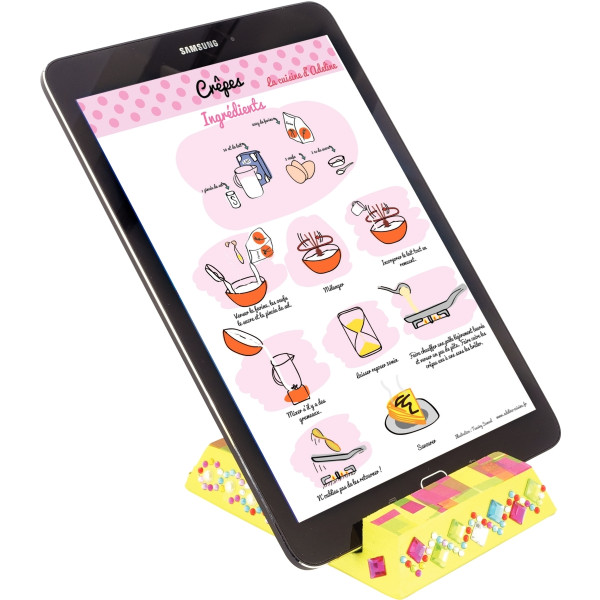 Support en bois pour tablette
