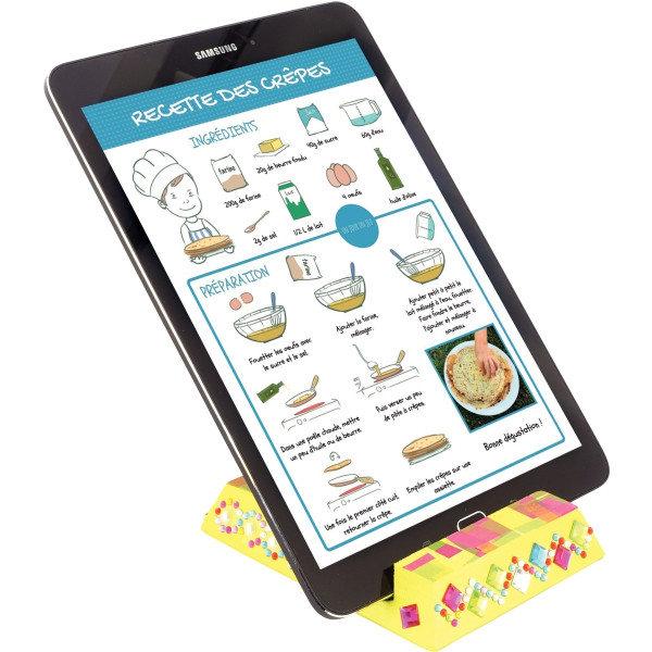 Support en bois pour tablette