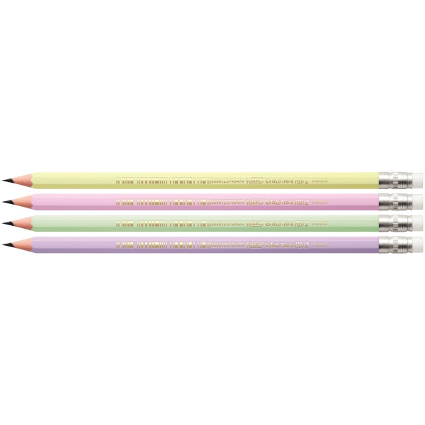 Crayon graphite Évolution pastel assortis