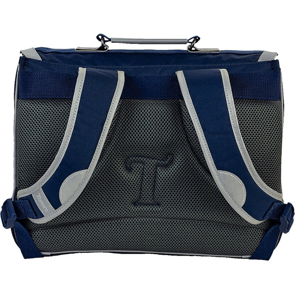 Cartable Elliott 38 cm marine et stickers espace