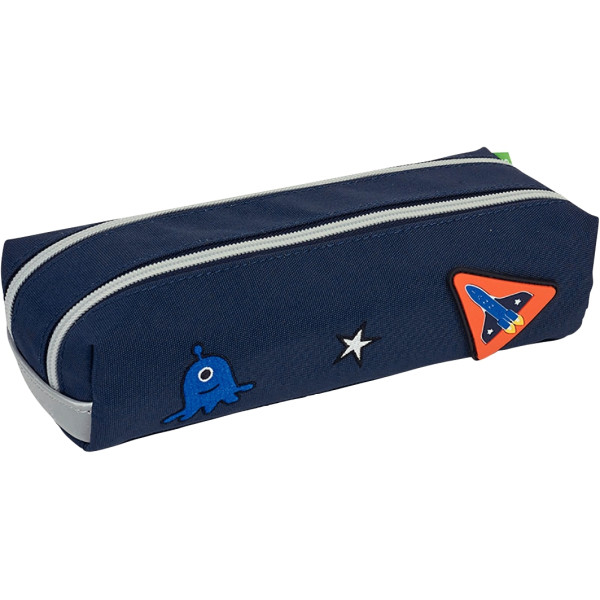 Trousse double Elliott marine et stickers espace