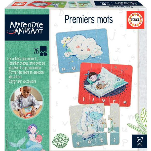 Apprendre les premiers mots 76 pièces