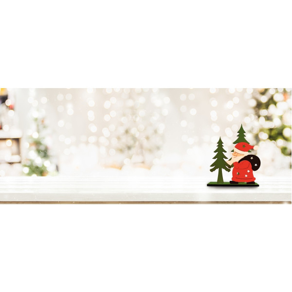 Scène de Noël en bois à assembler