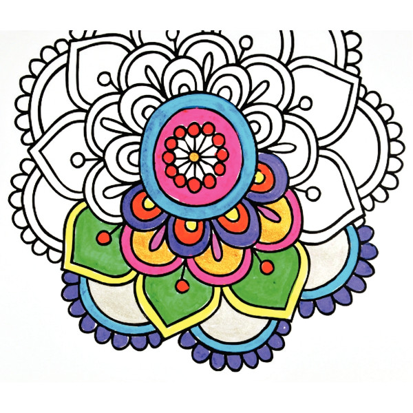 Set de 6 marqueurs gouache basique