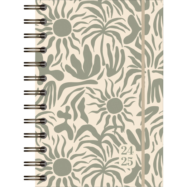 Agenda journalier 12,5x17,5 Vintage sun