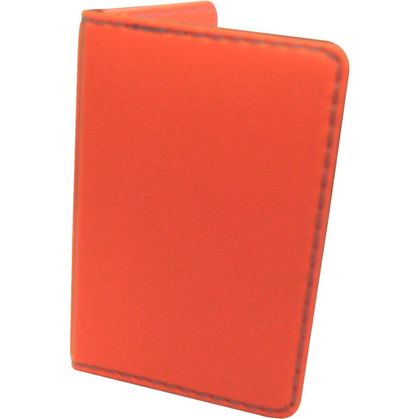 Porte-cartes sécurité RFID 2 compartiments orange