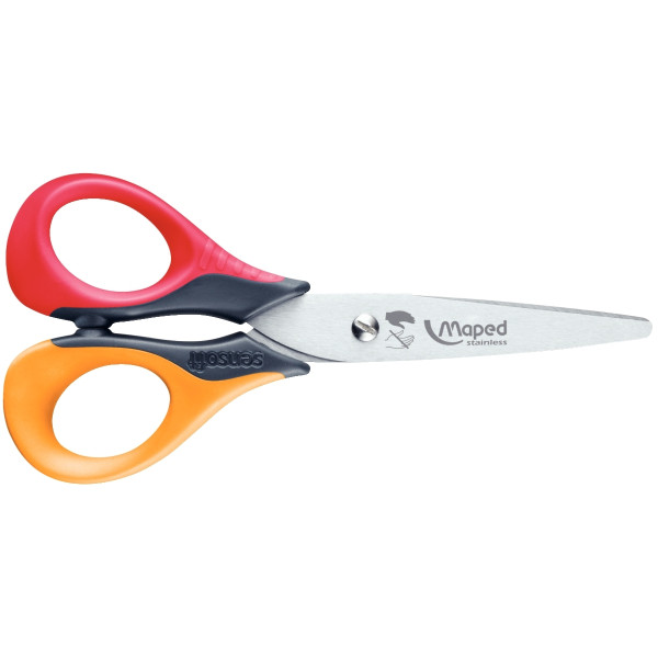 Blister ciseaux SENSOFT pour gaucher 13cm