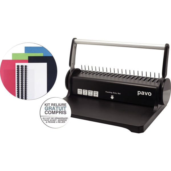 Perforelieur Smartmaster 2 + starter kit de reliure 25 dossiers