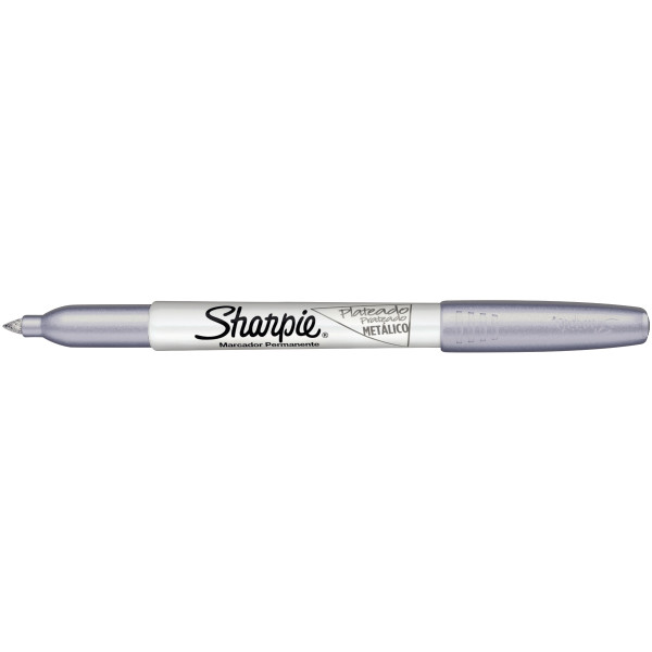 Marqueur Sharpie pointe fine ogive argent