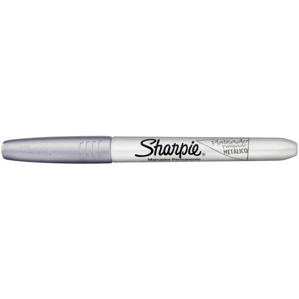 Marqueur Sharpie pointe fine ogive argent