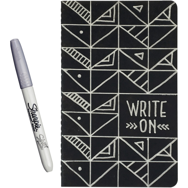 Marqueur Sharpie pointe fine ogive argent
