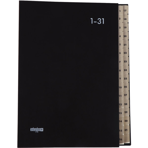 Trieur numérique balacron 31 compartiments, noir