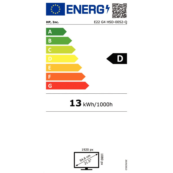 Ecran HP E22 G4 Full HD