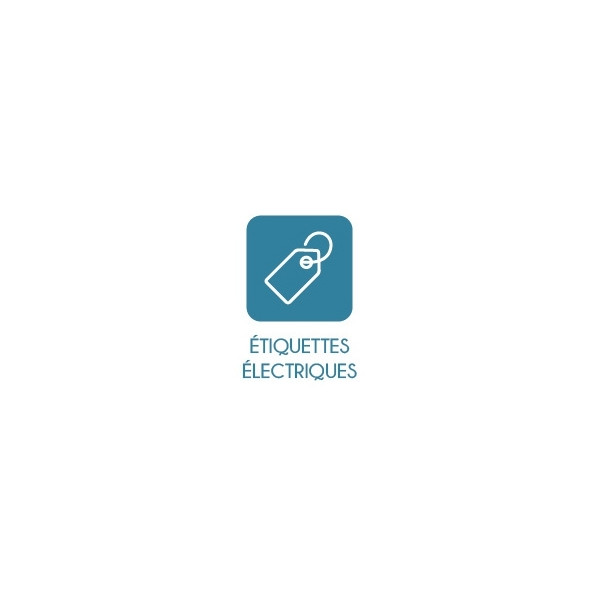 Blister 2 marqueurs électricien noirs
