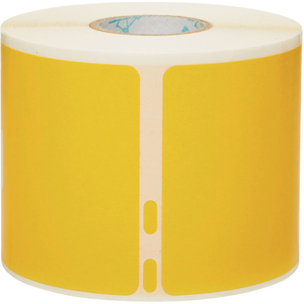 1 rouleau de 220 étiquettes expédition 54 x 101 mm noir et jaune