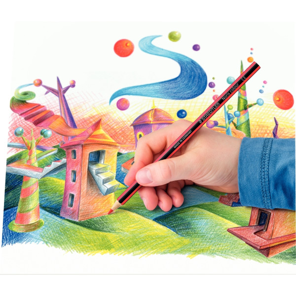 Boîte de 24 crayons de couleur Noris Colour 185