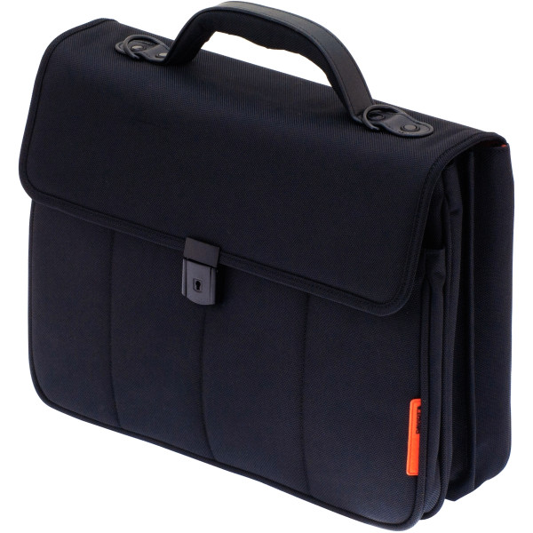 Serviette en textile pour ordinateur portable jusqu'à 15,6" coloris noir