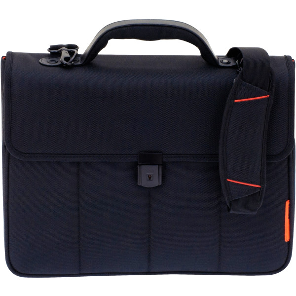 Serviette en textile pour ordinateur portable jusqu'à 15,6" coloris noir