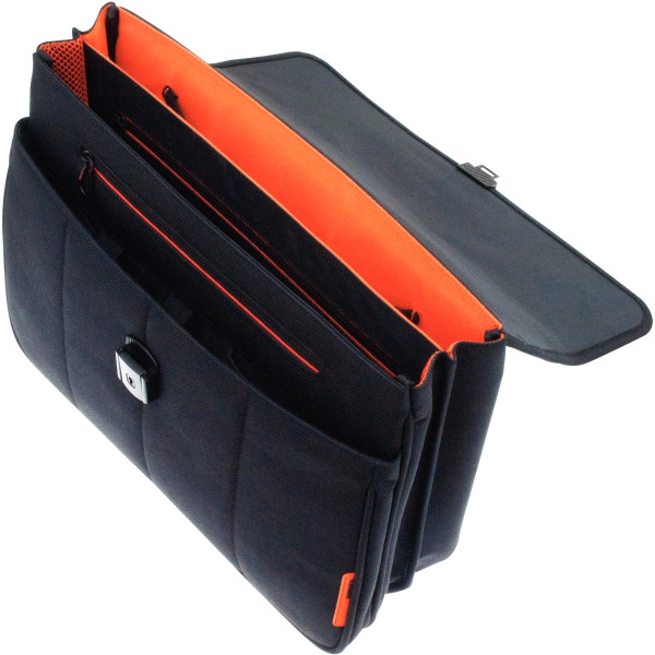Serviette en textile pour ordinateur portable jusqu'à 15,6" coloris noir