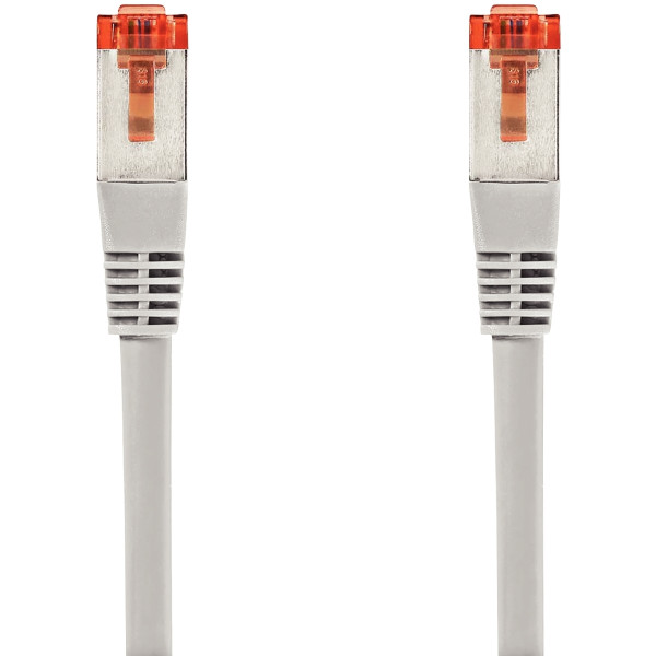 Cordon RJ45 droit mâle vers R45 mâle catégorie 6 S/FTP 3m gris
