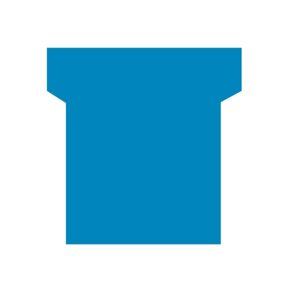 Paquet de 100 fiches planning indice 1,5 bleu clair