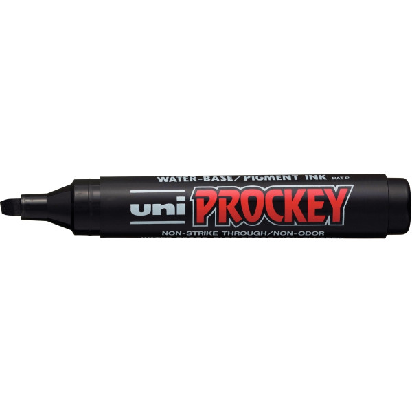 Marqueur Prockey pointe moyenne biseautée noir