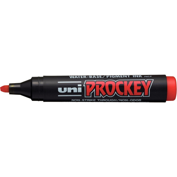 Marqueur Prockey pointe moyenne biseautée rouge