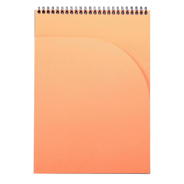 Bloc-notes RHODIACTIVE à reliure intégrale, format A4, 80 feuilles, quadrillé 5x5, papier 90g