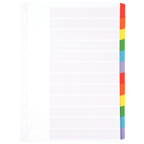 Jeu de 12 intercalaires en carte Mylar, format A4+