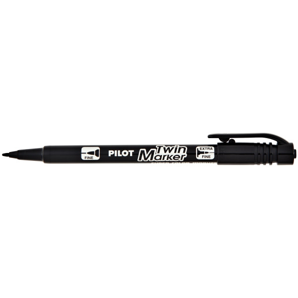 Marqueur permanent Twin Marker noir