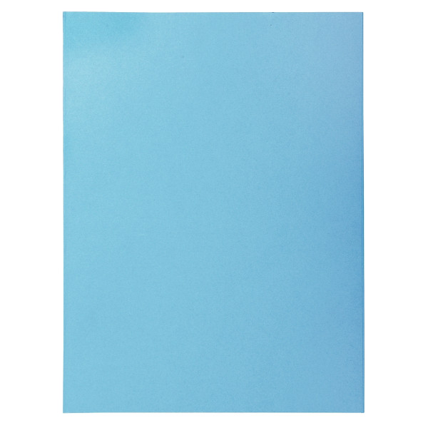 Paquet de 50 chemises 2 rabats SUPER 210g, format 24x32 cm, bleu clair