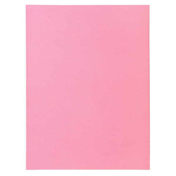 Paquet de 50 chemises 2 rabats SUPER 210g, format 24x32 cm, rose
