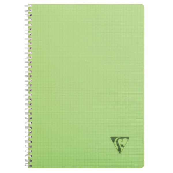 Cahier à reliure intégrale 180 pages LINICOLOR FRESH, format A4, seyès