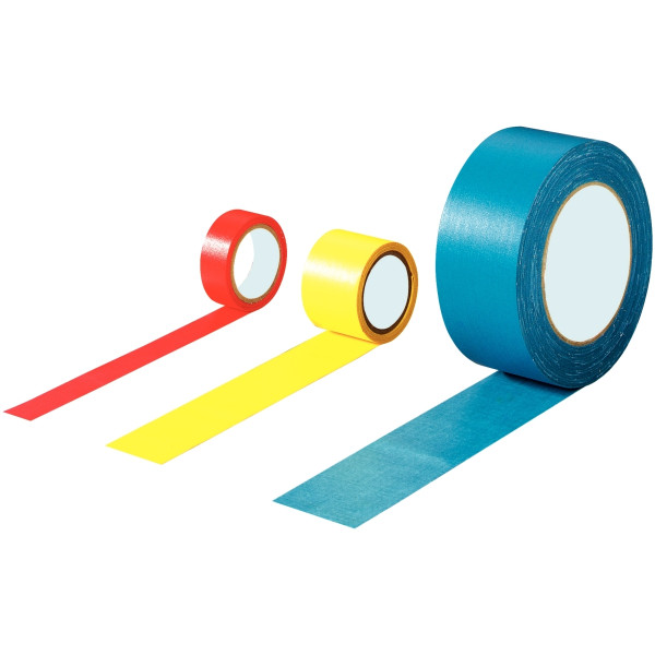 Rouleau adhésif toilé 38mmx2,7m  jaune