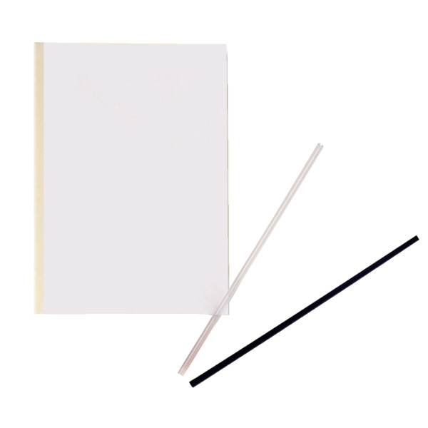 Boîte de 20 baguettes à relier 297x15mm cristal