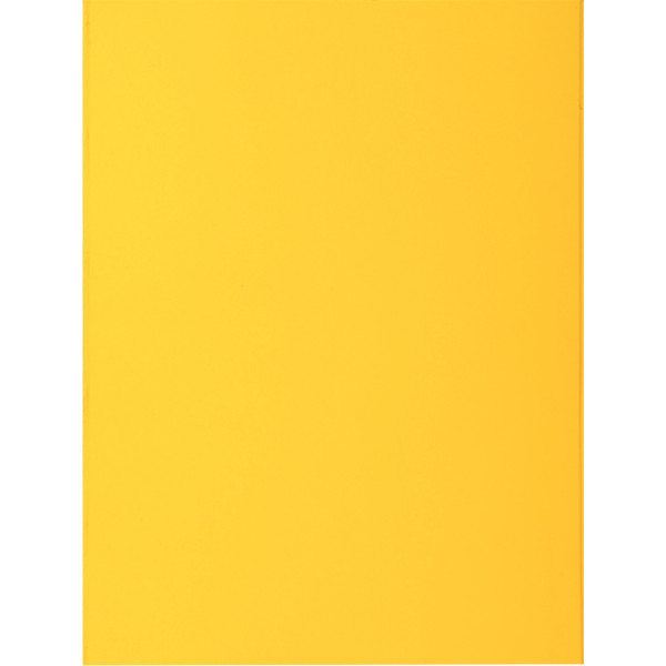 Paquet de 50 chemises 2 rabats ROCK"S 210g, format 24x32 cm, jaune