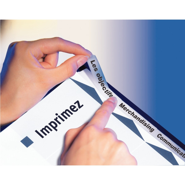 Jeu de 6 intercalaires personnalisables Index Maker en carte format A4