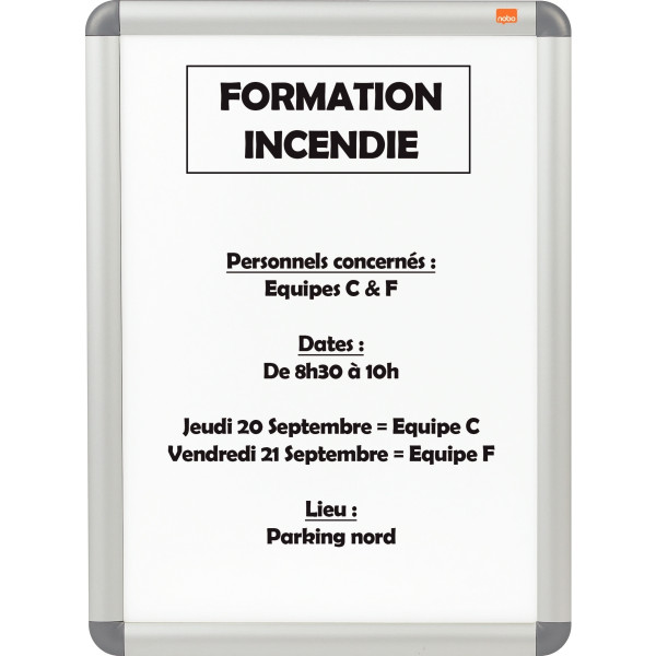 Cadre d'affichage extra plat 1 feuille A3