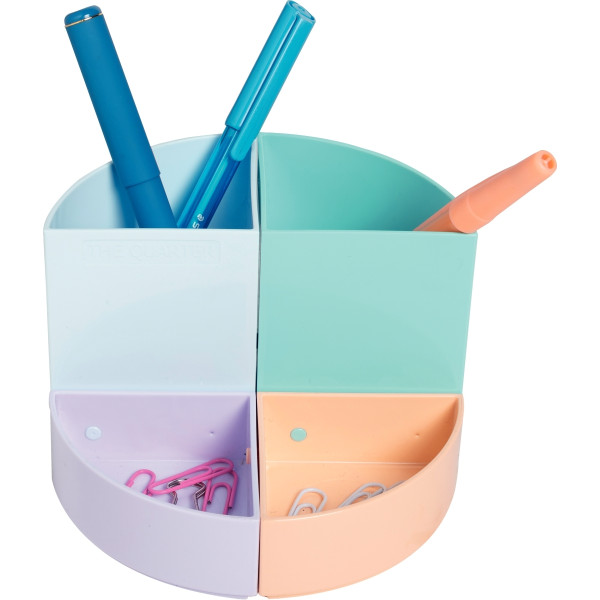 Multipot à crayons 4 compartiments AQUAREL