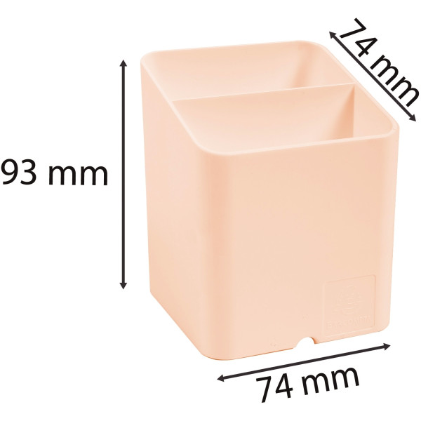 Pot à crayons PEN-CUBE corail