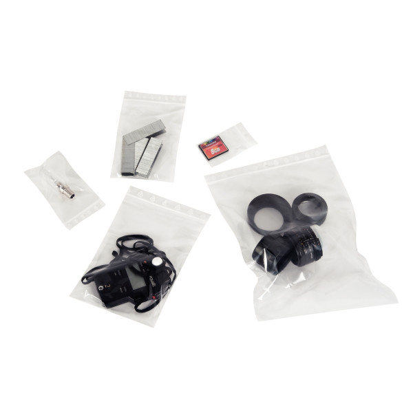 Carton de 1000 sachets ZIP 220x160mm transparent
