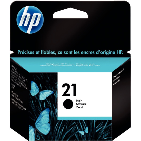 HP 21 cartouche d'encre noire authentique (C9351AE)