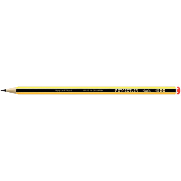 Étui de 12 crayons graphite Noris120 HB avec 1 mini gomme