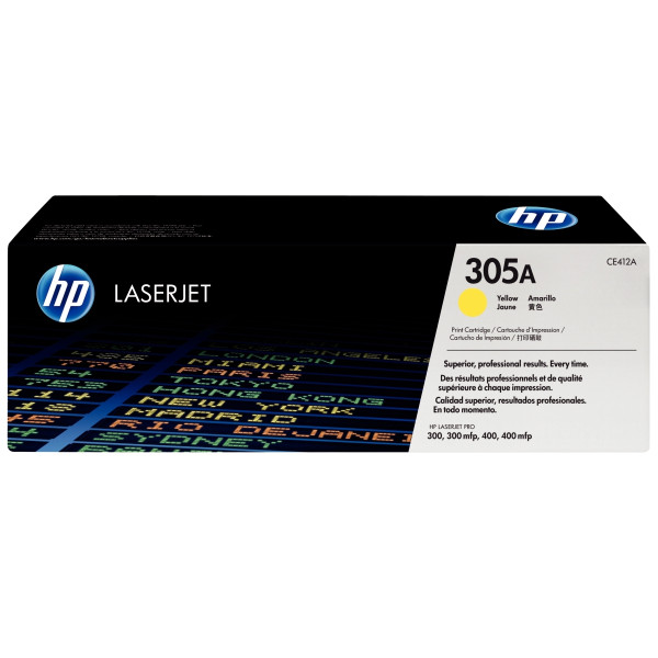 HP 305A toner jaune authentique (CE412A)