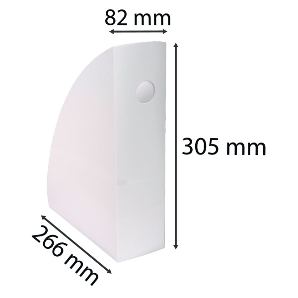 Porte revue MAG-CUBE AUTENTIK blanc