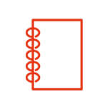 Pictogramme service reliure