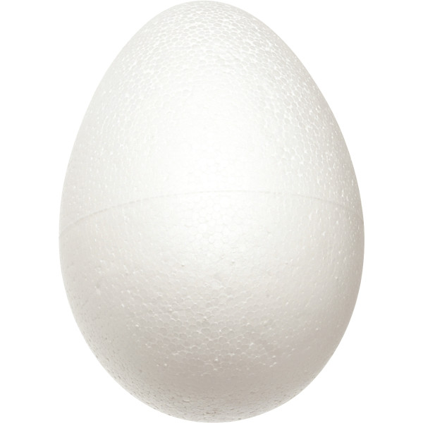 Lot de 25 oeufs 4x6 cm en styropor